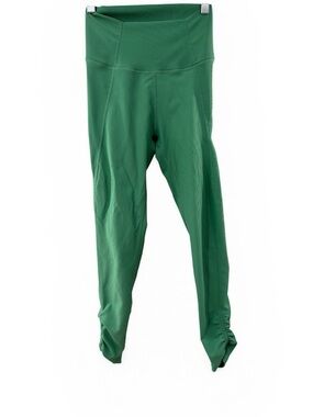 WILO THE LABEL I Green Ribbed Leggings Size Small